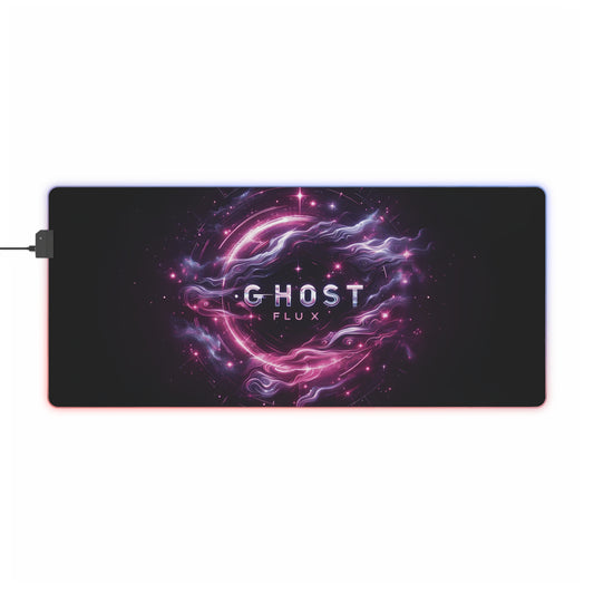 Nebula Nights – Ghost Flux LED Gaming Mousepad