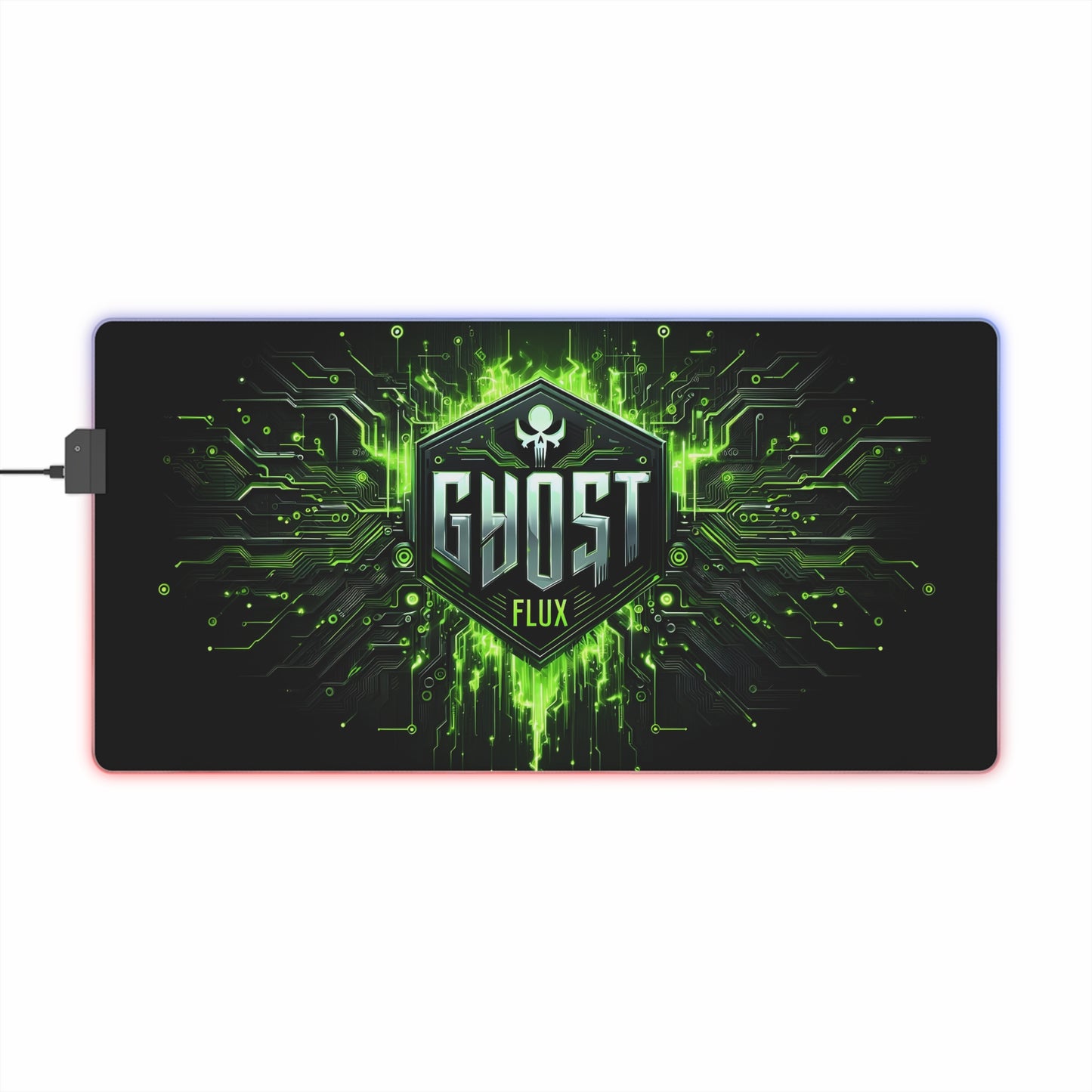 Cyberpunk Green Circuitry – Neon Circuit World RGB Mousepad