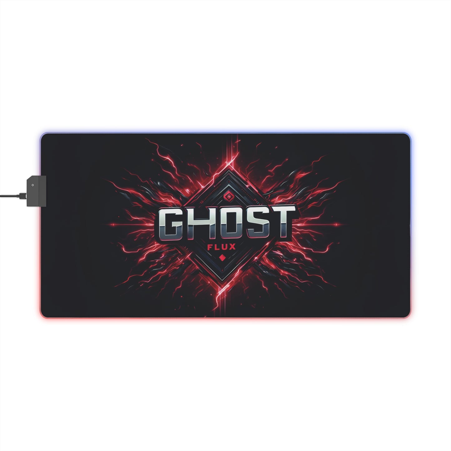 Crimson Electric Shock – Pulse of Power RGB Mousepad